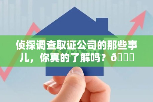晋安侦探调查取证公司的那些事儿，你真的了解吗？😎